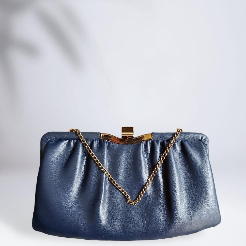 Vintage Blue Cocktail Bag